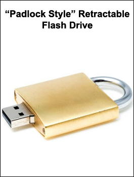 Padlock Style Flash Drive